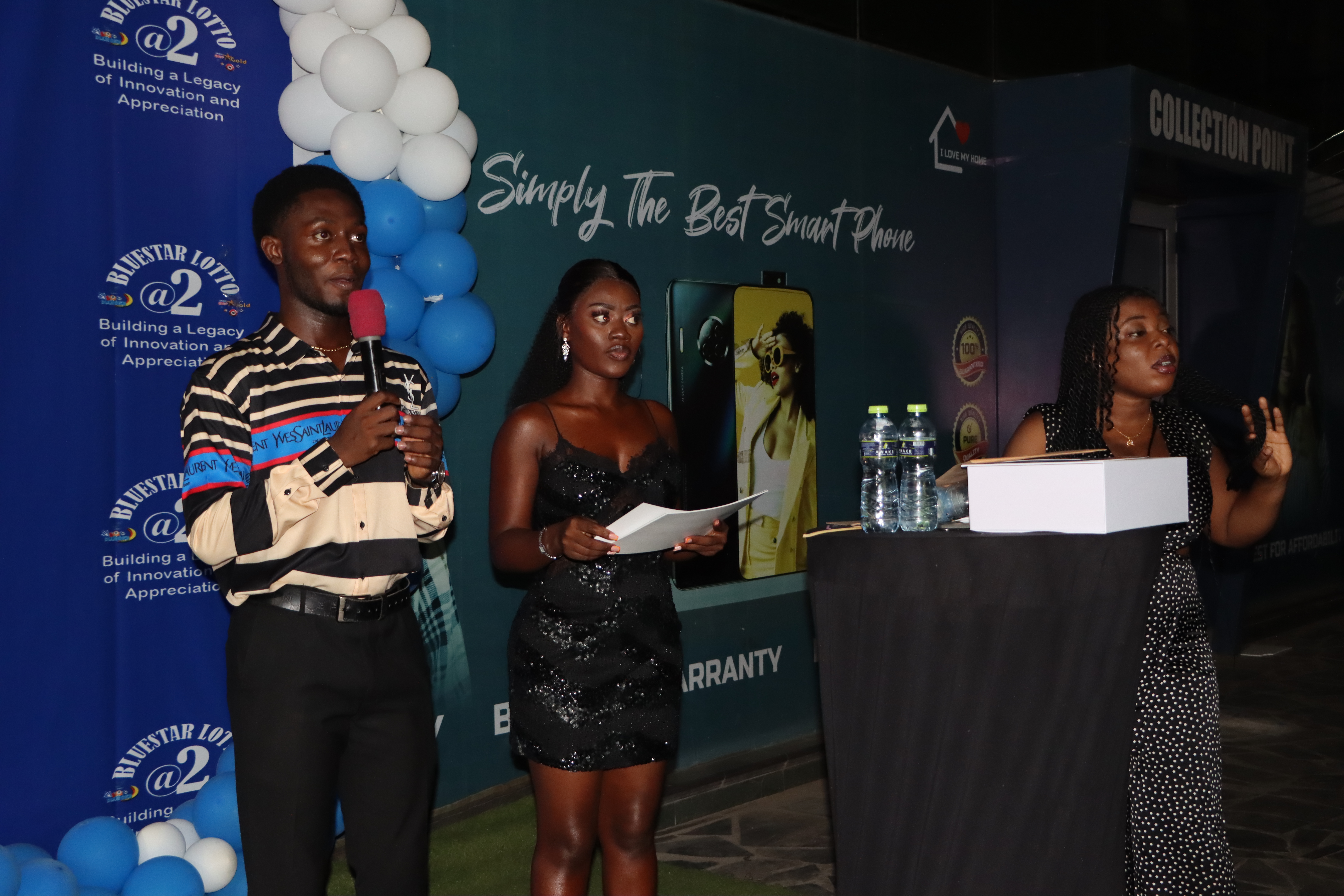 Blue Star Lotto App Launch – Group photo of attendees